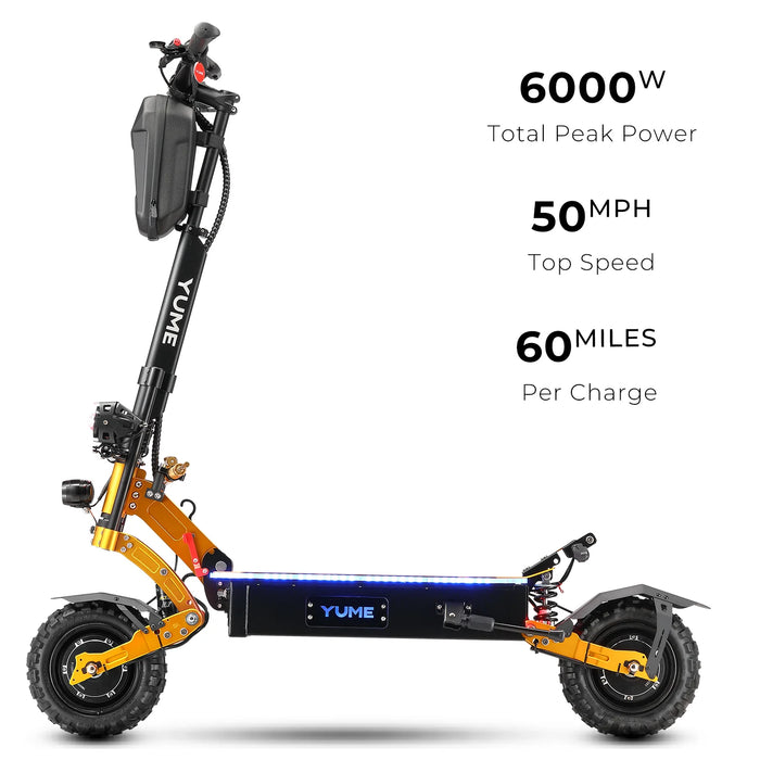 Yume X11+ Electric Scooter (60V 50MPH 6000W)