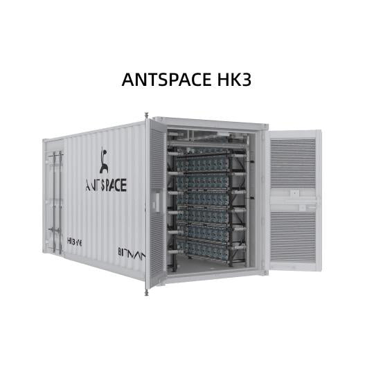 Bitmain Antspace HK3 V6 Liquid Cooling Container (1030KW, 210 Rack Space)