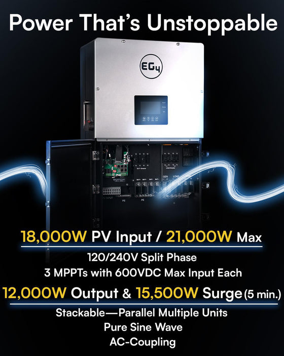New EG4 18kPV Hybrid Inverter (10 Year Warranty)