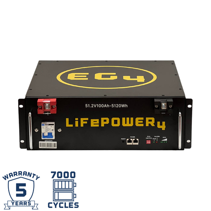 New EG4 48V LifePower4 Lithium Battery (10 Year Warranty)